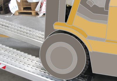 Auffahrrampen Schwerlast bis 58 t | Industrielle Rampen