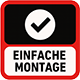 Einfache Montage