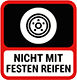 Nicht mit festen Reifen
