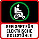 Geeignet für Elektrische Rollstühle