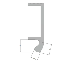 Endkopfauflage mit Lager (Bottom Hook)