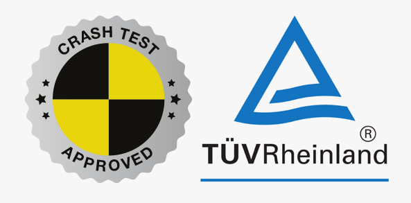 TÜV und Crash test geprüfte Fahrzeugrampen